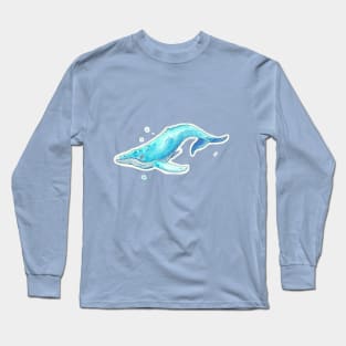 Roger - Watercolor Whale Long Sleeve T-Shirt